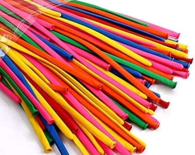 300Pcs Long Twisting Balloons 260Q Colorful Latex Balloons Magic Balloons for DI - Image 1 of 2