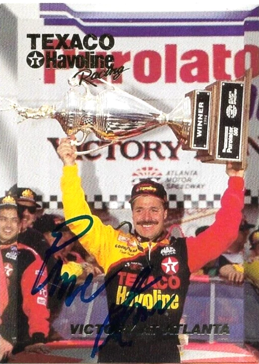 @ ERNIE IRVAN SIGNED AUTO 1994 JR MAXX HAVELINE CARD #23 NASCAR GREAT @ - Image 1 of 1
