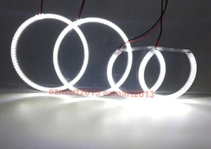 for Chrysler Voyager 2005-2007 headlight LED halo ring angel eye Xenon white DRL - Picture 1 of 16