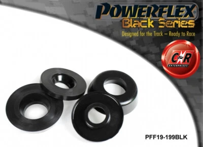 Powerflex Black Vorne Oben Stoßdämpfer Halterungen Für Ford XR4x4 85-92 - Bild 1 von 4