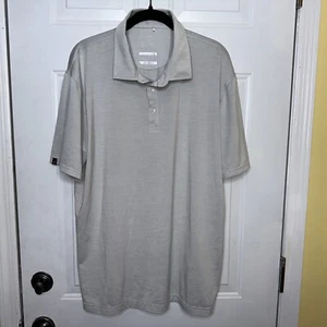 Swannies Men’s Golf Polo Shirt Light Grey Large - Picture 1 of 4