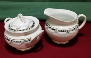 Epiag Pirkenhammer China Bellevue Chester Zuckerschale und Milchkännchen - Bild 1 von 7