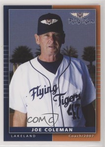 2007 Grandstand Lakeland Flying Tigers Joe Coleman #47