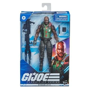 HASBRO G.I. ACTION FIGURE JOE CLASSIFIED SERIES 6 POLLICI ROADBLOCK 01 - VARIANTE - Foto 1 di 4