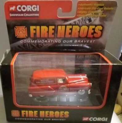 NEW-2002-Corgi-Fire Heroes-1953 Pontiac Van-Newark Fire Department - Image 1 of 4