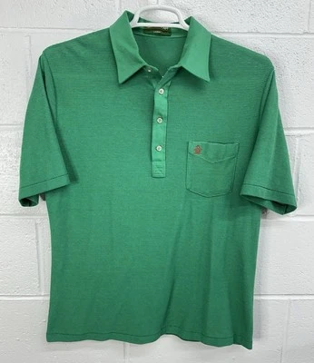 Camisa Polo De Colección Penguin Grand Slam Munsingwear Malla Verde Talla L Foto 1 de 4