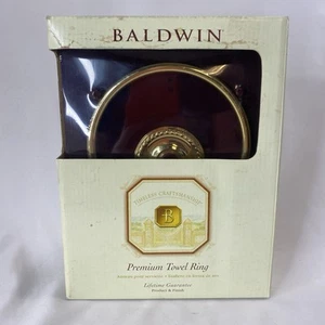 Baldwin Premium Handtuchring massiv poliertes Messing Mystic Modell 3564-030 Neu - Bild 1 von 9