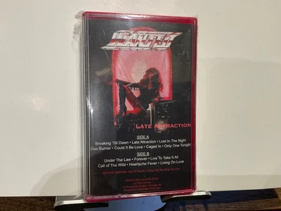 WANTED -  LATE ATTRACTION CASSETTE TAPE SEALED #7/100  2024 80's Metal - Image 1 of 2