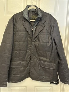 JoS A Bank Reserve 2 in 1 Overcoat Jacket Charcoal Gray XL - Picture 1 of 5