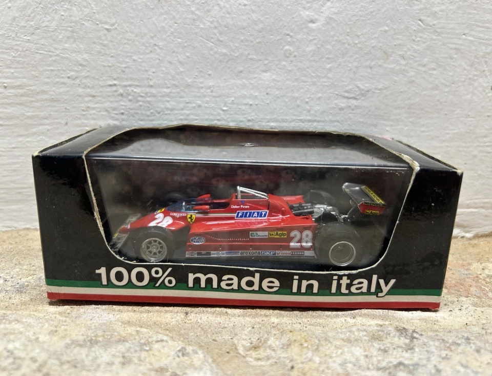 FERRARI 126C2 GP.MONTECARLO 1981 DIDIER PIRONI R368 BRUMM 1/43 - Immagine 1 di 4