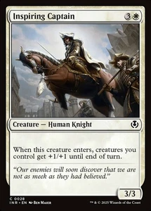 Inspiring Captain - Foil - Innistrad Remastered #28 MTG Magic The Gathering - Picture 1 of 1