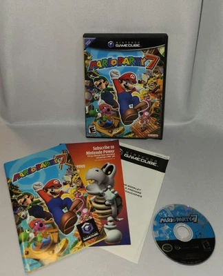 Mario Party 7 (Nintendo GameCube, 2005) Authentic CIB Tested Works Excellent - Image 1 of 4