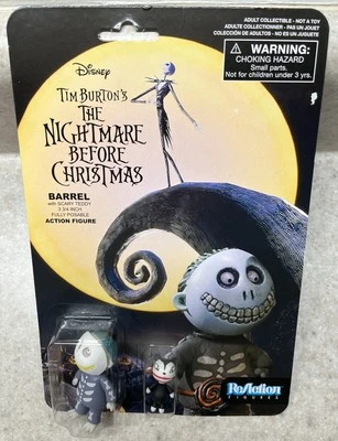 Pesadilla antes de Navidad barril con peluche de miedo sin usar, en caja 2014 reacción Tim Burton Foto 1 de 4