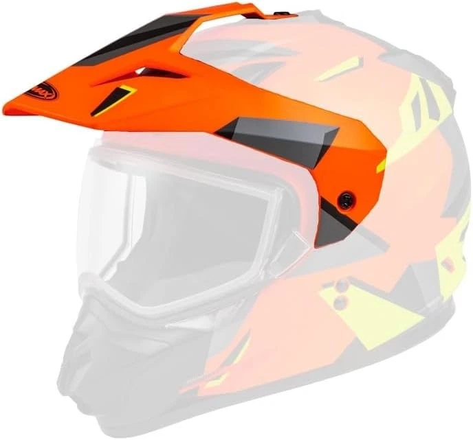 VISOR W/SCREWS RIPCORD MATTE NEON ORG/HI-VIS GM-11S - Image 1 of 1