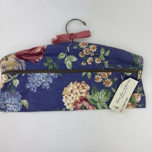 Gloria Rae Padded Hanger Floral Secret Hidden Zipper Pocket Travel Closet Safe - Picture 1 of 4