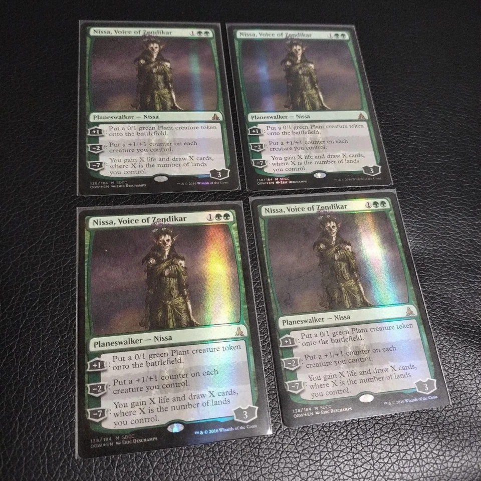 Nissa Voice of Zendikar SDCC2016 Promo Foil Card 4 Pack Magic The Gathering - Image 1 of 1
