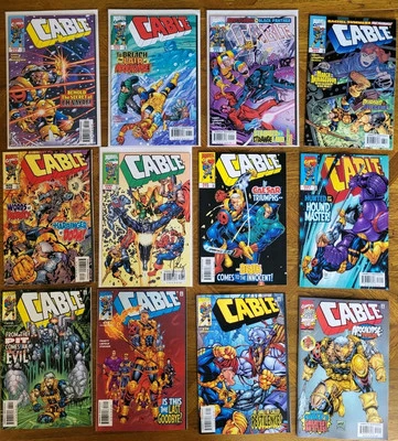 Marvel Comics Lot CABLE 63 Issue Include Signed Joe Kelly Issues 1993 Volume 1  - Image 1 of 4