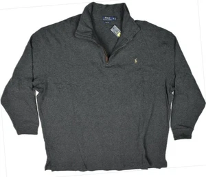 Polo Ralph Lauren Men's Estate Rib Cotton 1/4 Zip Sweater 3XB New - Picture 1 of 6