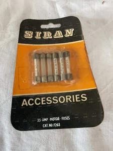 SIRAN ACCESSORIES 35 AMP MOTOR FUSES N.O.S - Picture 1 of 3