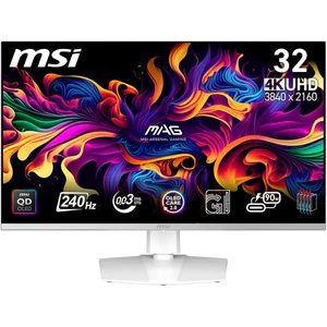 MSI MPG 321URXWDE QD-OLED Gaming Monitor - 4K UHD, 240Hz, 0,03ms - Bild 1 von 3