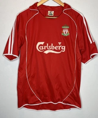 Liverpool Soccer Jersey Gerrard #8 Red Champions Premier League Sz M - Image 1 of 4