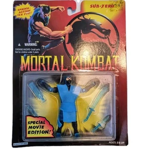 Mortal Kombat Sub-Zero Special Movie Edition Figure Hasbro toy 1994 MOC Mint - Picture 1 of 5
