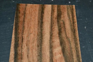 Macassar Ebony Raw Wood Veneer Sheet 4.5 x 21 inches 1/42nd thick I7619-20 - Picture 1 of 8