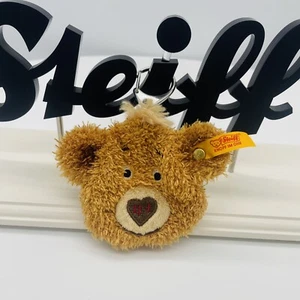 Steiff Knopf Schlüsselanhänger 014536 Bärenkopf - Bild 1 von 5