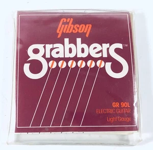 Gibson Grabbers Electric Guitar Strings Set Light Gauge GR 90L Made in USA NOS - Picture 1 of 3