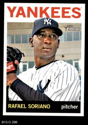 2013 Topps Heritage #296 Rafael Soriano Yankees 8 - NM/MT - Image 1 of 2