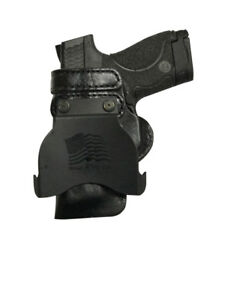 Leather Kydex Paddle Gun Holster LH RH For Glock 26 27 33