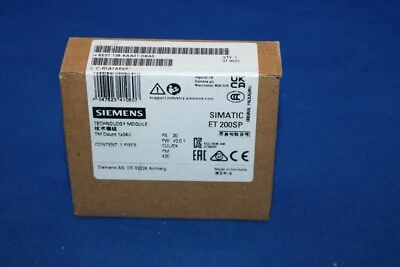 SIEMENS 6ES7138-6AA01-0BA0 | 6ES71386AA010BA0 SIMATIC ET 200SP, TM count 1x 24 V - Immagine 1 di 4
