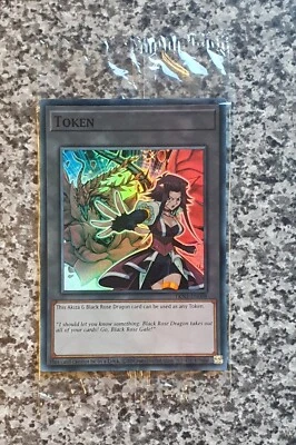 Yugioh TKN5-EN008 Token (Akiza and "Black Rose Dragon") Super Rare MINT - Bild 1 von 2