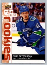 2019  Upper Deck National Convention #TS-1 Elias Pettersson Top Shelf Rookies