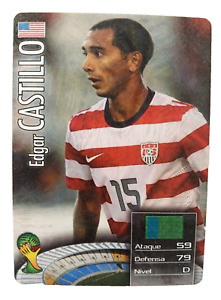 2014 World Cup Argentina Shiny Card Edgar Castillo USA Soccer Team-Rare Edition