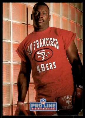 1992 Pro Line Football Card Harry Sydney San Francisco 49ers #406 - Image 1 of 2