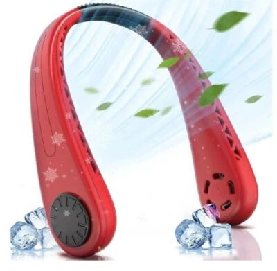 Ventilador de cuello colgante portátil recargable USB enfriador de aire aire acondicionado Foto 1 de 4