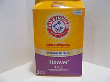 Sacs à vide Arm & Hammer Hoover Y & Z (3) sacs d'allergènes premium éliminant les odeurs