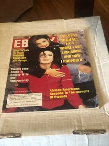 EBONY MAGAZINE October 1994 Michael Jackson & Lisa Marie Presley - Picture 1 of 2