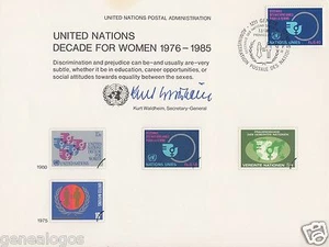CPA AUSGABE 1. TAG GENEVE UNITED NATIONS 07.03.1980 - Bild 1 von 1