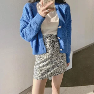 Women’s Long Sleeve Open Front Knitted cotton Cardigan Winter Fall Sweater Top - Picture 1 of 3