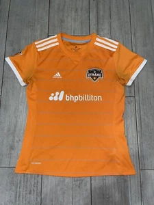 Houston Dynamo MLS Adidas Women's Bright Orange Official Team Sz Medium Used - Picture 1 of 12