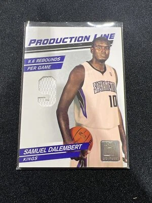 2010-11 Donruss Production Line Materials Samuel Dalembert /299 Jersey Kings - Image 1 of 2