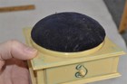 antique sewing box/drawer  pin cushion  4.5 x .5 x 2.5 celluloid Edwardian 1890