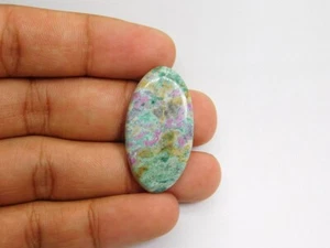 Pietra Preziosa Rubino Fuschite 100% Naturale Cabochon Sciolta per Gioielli 31 Cts. ME-4287 - Foto 1 di 3