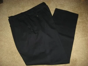Mens Navy LANDS END Lined Wool Dress Pants 40 x 35 - Picture 1 of 1