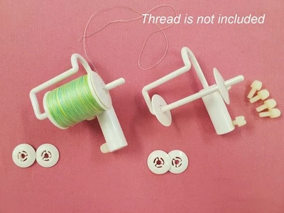 2 Specialty Thread Spool Pin Adapters - The Thread Director_GREAT on Serger! - Image 1 of 4