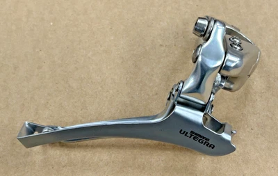 NOS Shimano Ultegra FD-6500 1-1/8" Clamp-On 9 Speed Double Front Derailleur Mint - Image 1 of 4