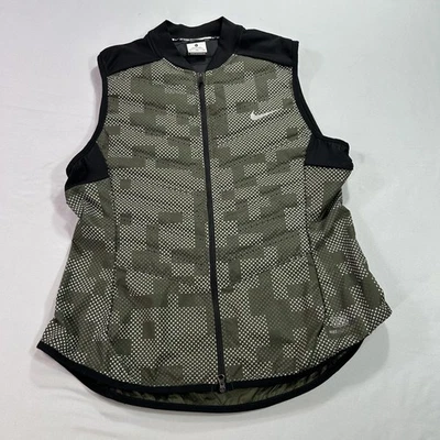 Nike Aeroloft 800 Chaleco para Correr para Mujer XL Reflectante Punto Patrón Sin Mangas Cremallera Foto 1 de 4