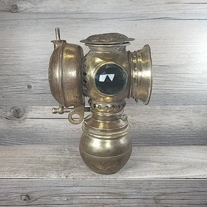 1899 BADGER BRASS MFG SOLAR Bicycle Motorcycle Lantern Light USA - Picture 1 of 8